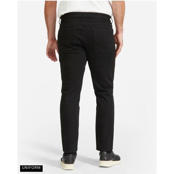 Everlane The Athletic 4-Way Stretch Organic Jean Uniform Black Size 33 x 30 - Picture 6 of 11